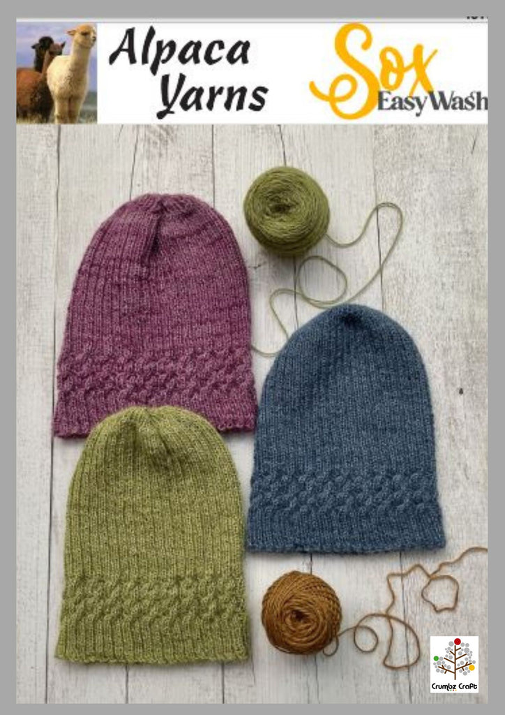 1311 Cable & Rib Beanie (e-pattern)