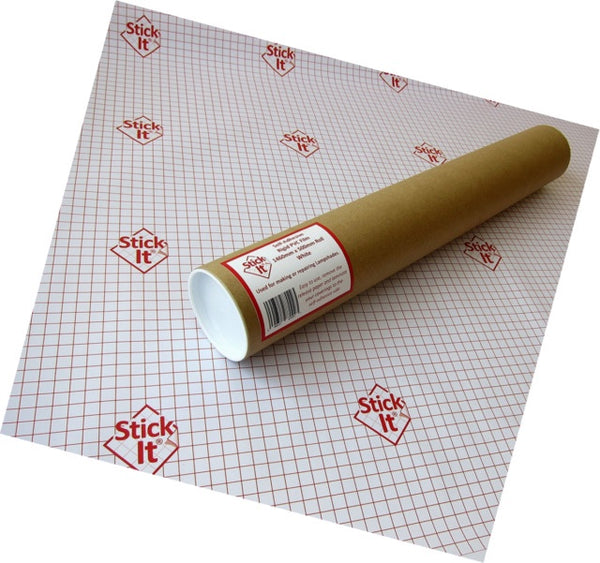 Stick It Lampshade Material (Tube) PVC Roll 50cm x 146cm Crumbz Craft