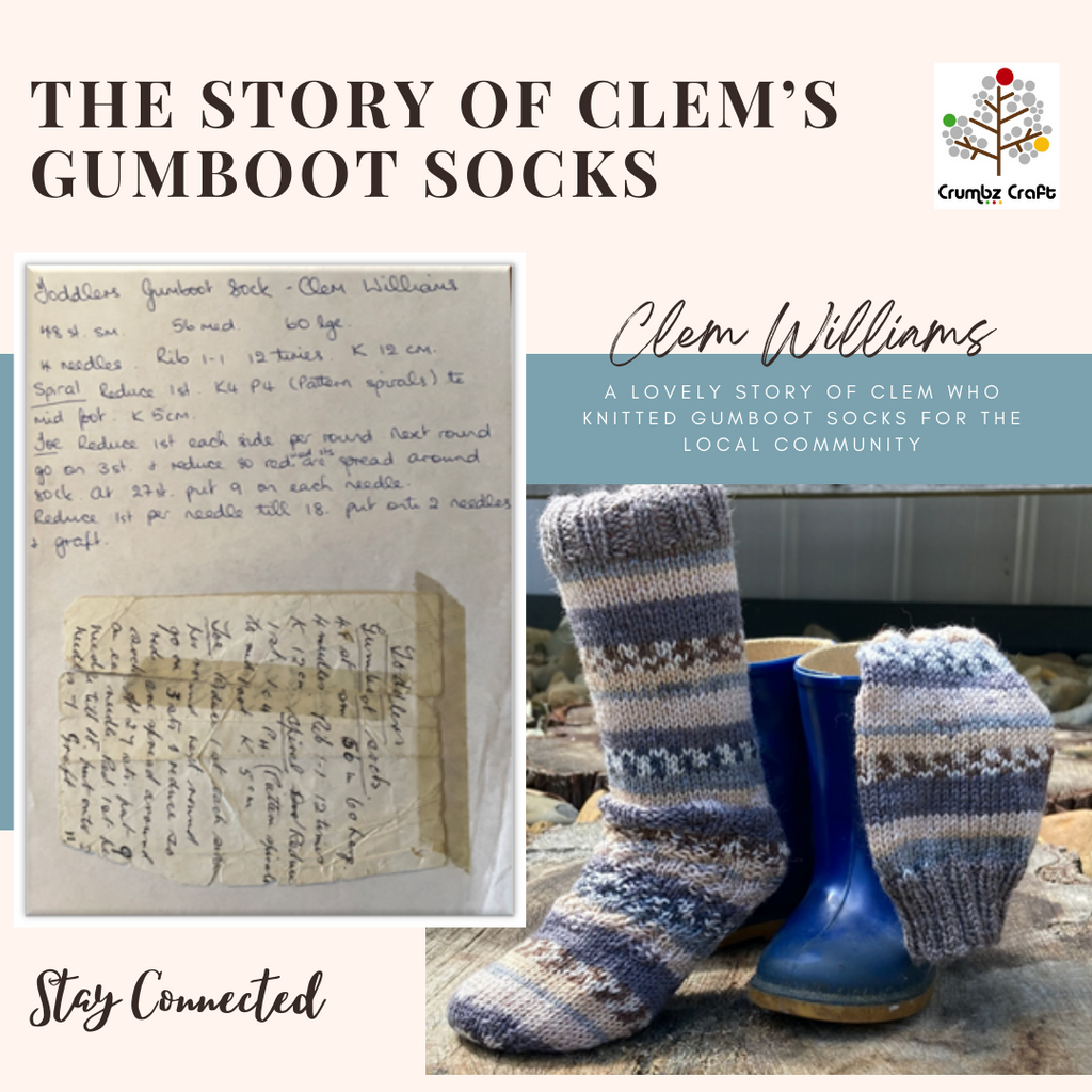 The Story of Clem’s Gumboot Socks