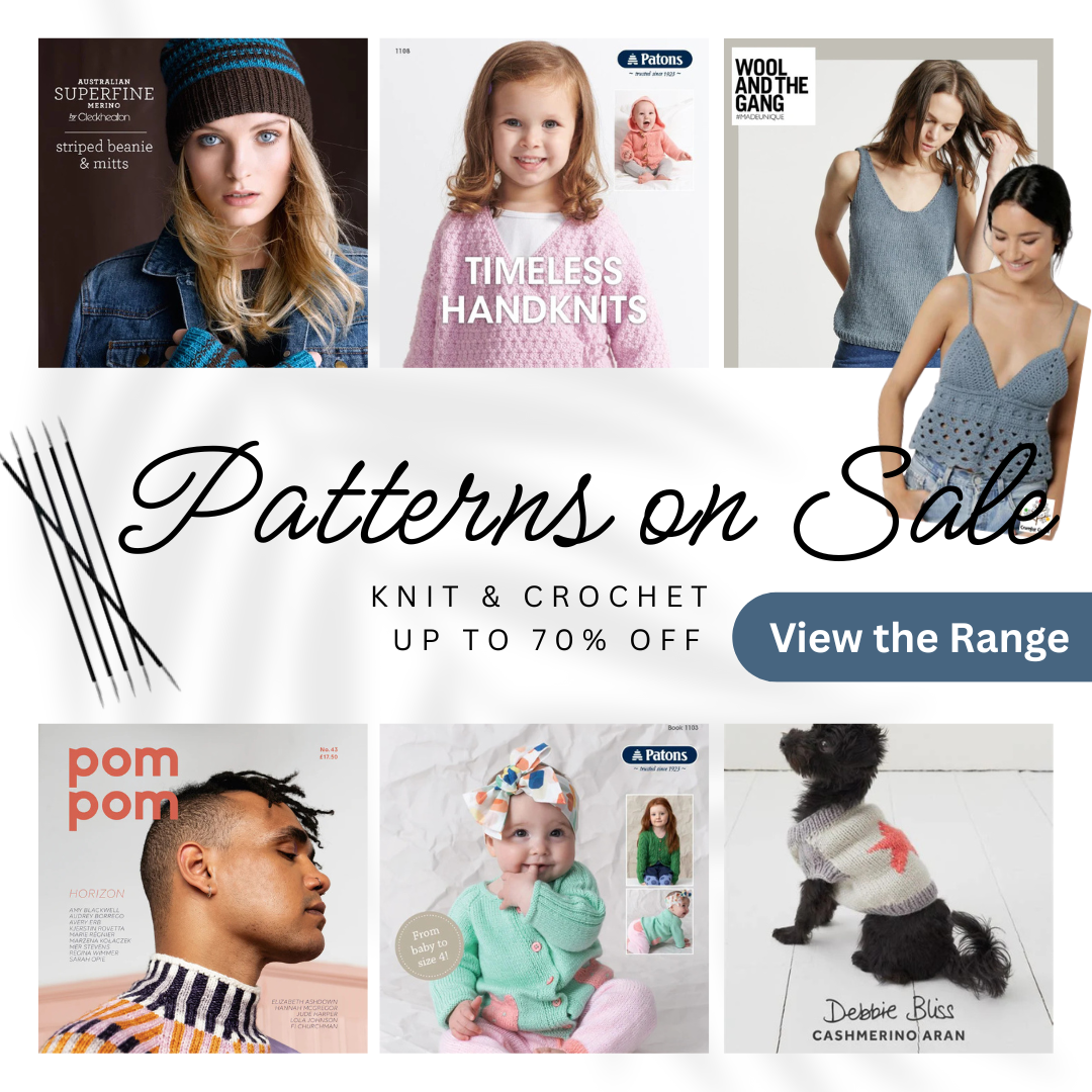 Knit &amp; Crochet Patterns On Sale