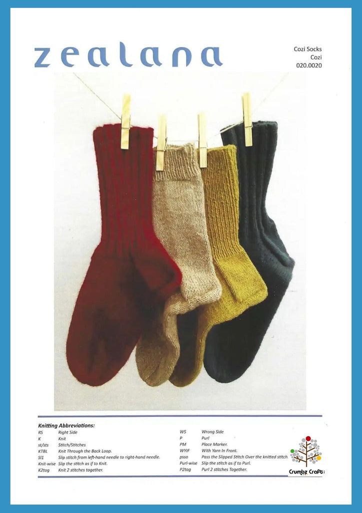 20.0020 Cozi Socks Leaflet