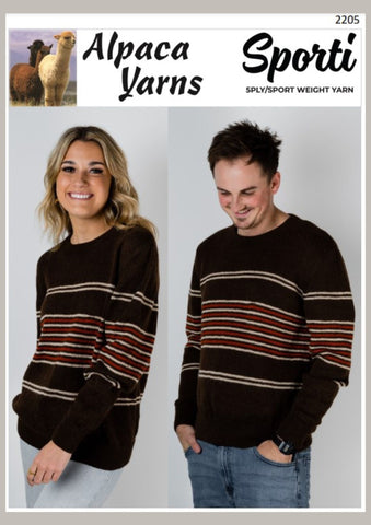 2205 Stripe Sweater (e-pattern)
