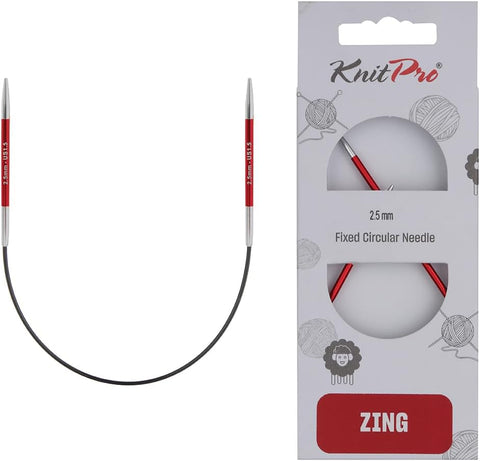 Zing Fixed Circular Needles 22.5 cm
