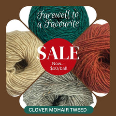 Clover Mohair Tweed 10 ply