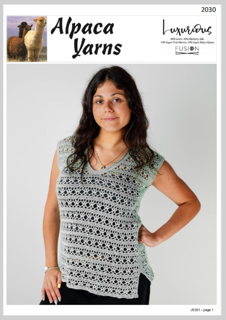 2030 Vee Neck Top (e-pattern)