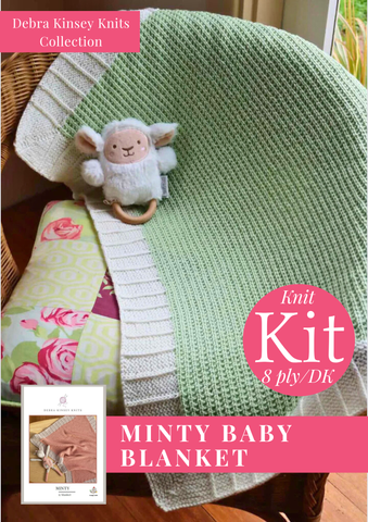 Minty Baby Blanket Project Kit