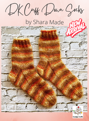 35776 DK Cuff Down Socks (e-pattern)
