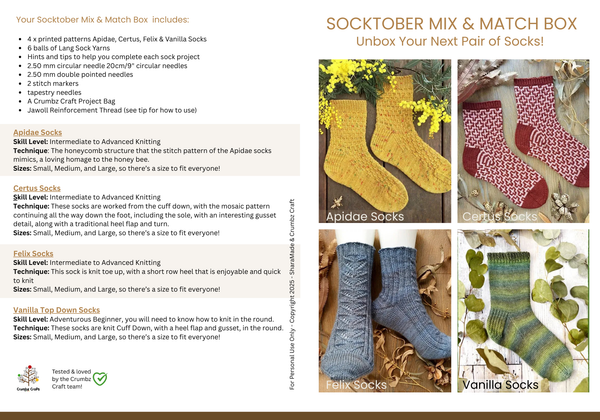 Socktober Mix & Match Box - Unbox your Next Pair of Socks