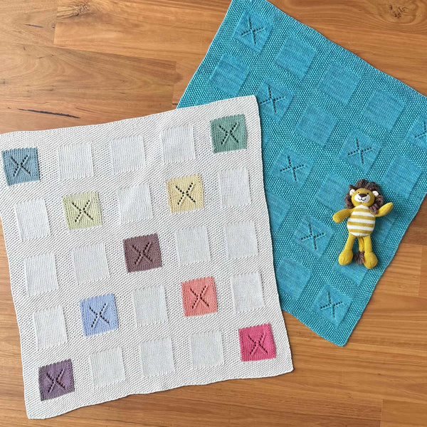 Kiss-Kiss-Kiss One Piece Baby Blanket Leaflet