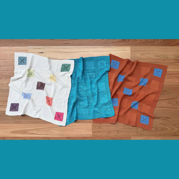 Kiss-Kiss-Kiss One Piece Baby Blanket Leaflet