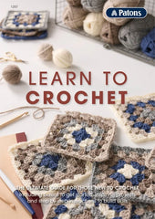 1257 Patons Learn to Crochet Pattern Book