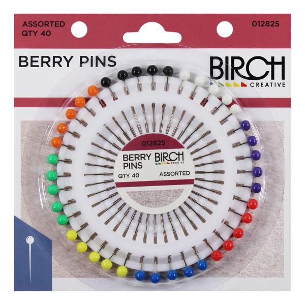 Berry Pins Qty 40 012825