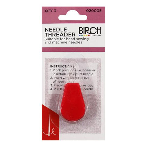 Needle Threader Qty 3 Red Handle 020005