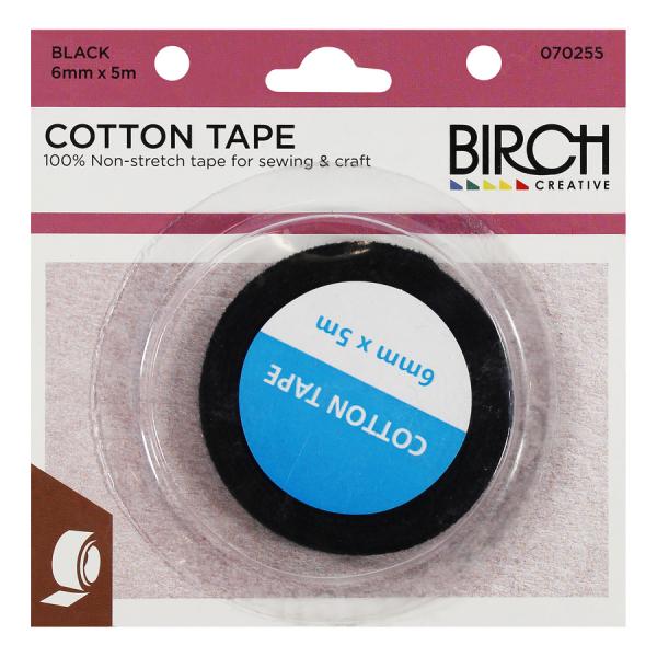 Cotton Tape 6mm x 5m 070255