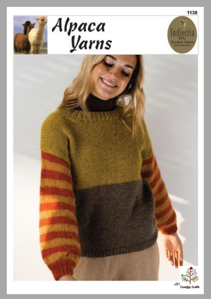 1138 Stripe Sweater (e-pattern)