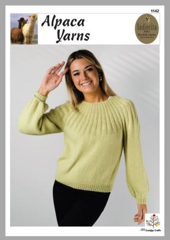 1142 Mock Yoke Sweater (e-pattern)