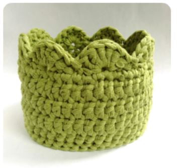 1514 Scalloped Crochet Pot (e-pattern)