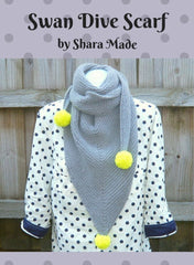 Swan Dive Scarf (e-pattern)