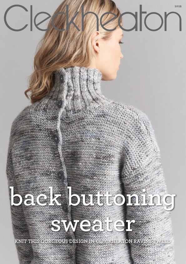 1012 Back Buttoning Sweater