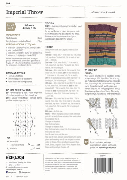 006 Lavish Crochet Home Leaflet