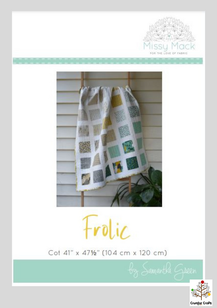 3217 Frolic Quilt Pattern (e-pattern) โ Crumbz Craft