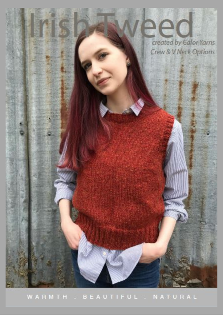 CY204 Rowan Vest with Crew or V Neck (e-pattern) – Crumbz Craft
