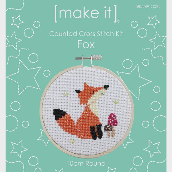 Fox Cross Stitch Kit 585249-CS24