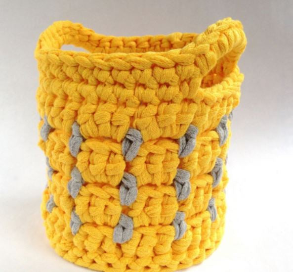 1513 Little Dots Crochet Pot (e-pattern)