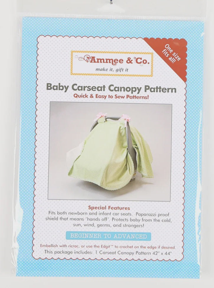 Baby Carseat Canopy Pattern