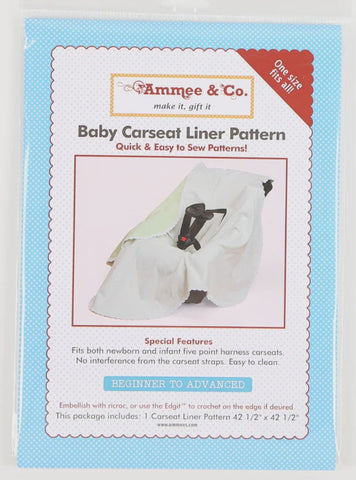 Baby Carseat Liner Pattern