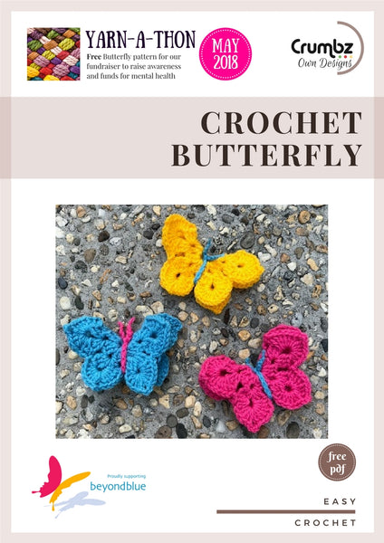 Crochet Butterfly (free e-pattern)