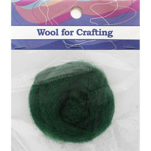 Combed Wool 10g Green