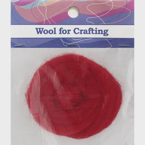 Combed Wool 10g Red