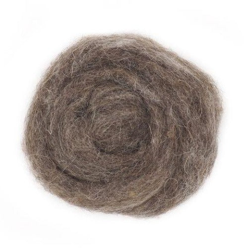 Combed Wool 10g Fleck Brown