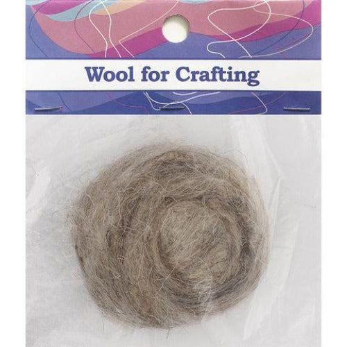 Combed Wool 10g Fleck Grey