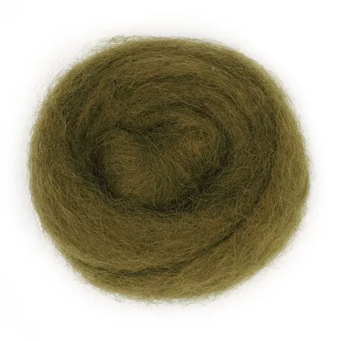 Combed Wool 10g Olive