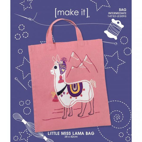 Bag Kit Little Miss Lama 38 x 42cm 14732