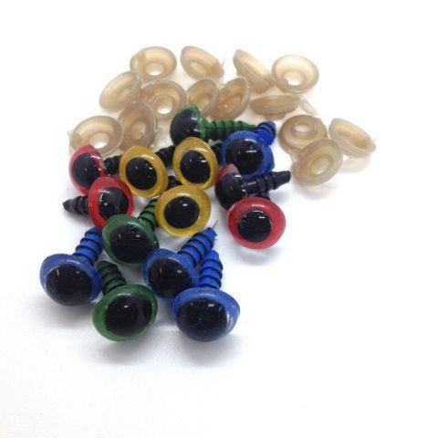 Eyes Crystal 9mm Assorted Pkt 14 E9CR9AS