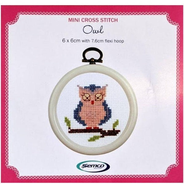 Mini Cross Stitch Kit 6 x 6 cm