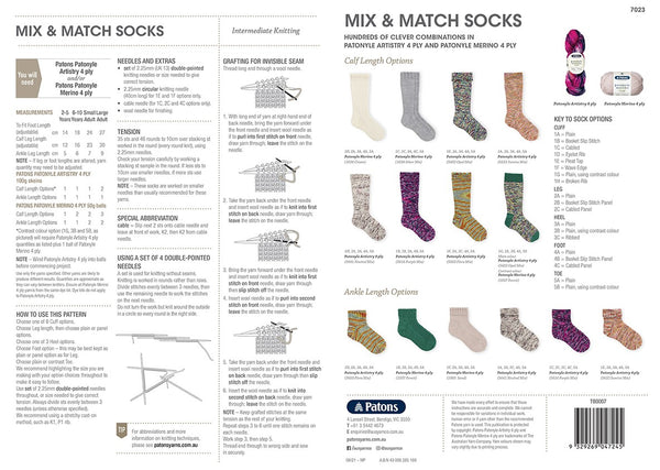 7023 Mix & Match Socks