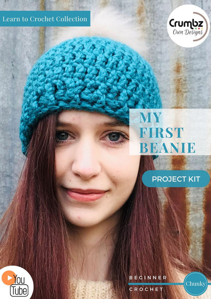 Learn to Crochet Kit | Beginner Beanie COD035