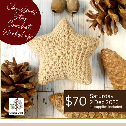 Learn to Crochet a 3D Christmas Star