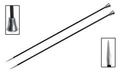Karbonz Single Pointed Needles 35 cm