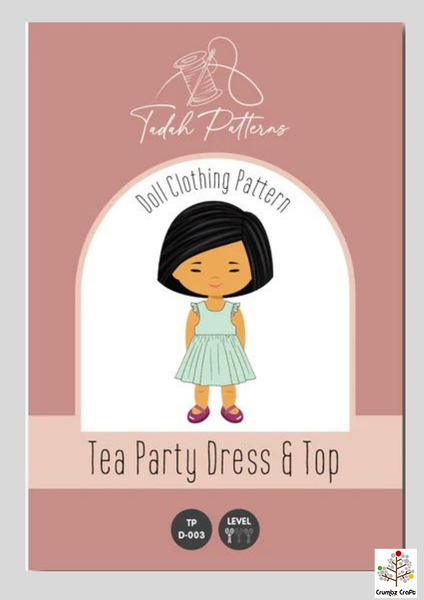 TPD003 Doll Tea Party Dress & Top Pattern