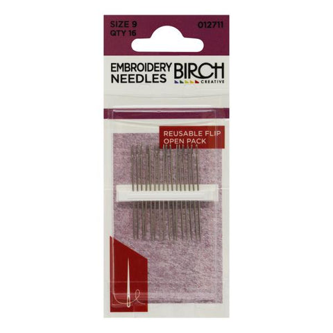 Embroidery Needles Size 9 Qty 16 012711