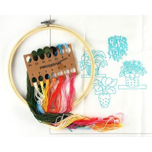 Embroidery Kit Wall Garden EKIT002